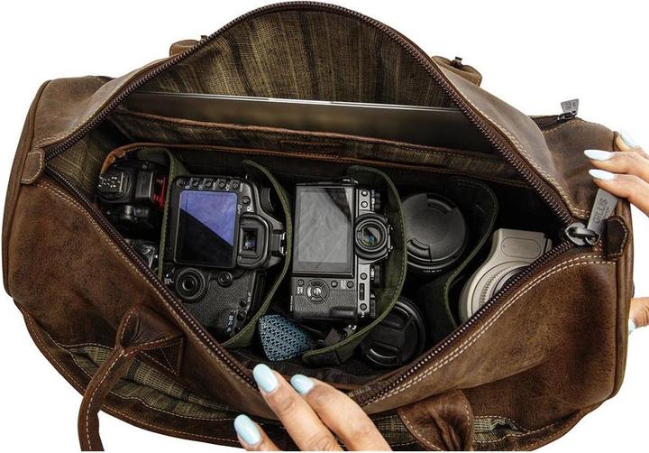 Actual product image Gillis London Photo travel bag Trafalgar Brown (Photo case)