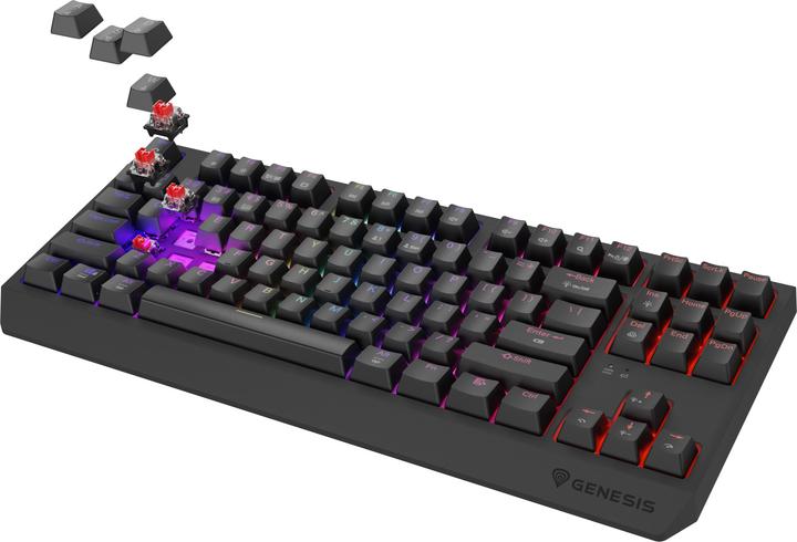 Immagine prodotto Genesis Klawiatura Thor 230 TKL Wireless Outemu Panda (NKG-2107) (US, Cablato, Senza fili)