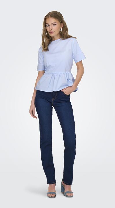 Actual product image JdY Locker geschnitten Hemdkragen Voluminöser Armschnitt Top Top mit Schösschen (S)