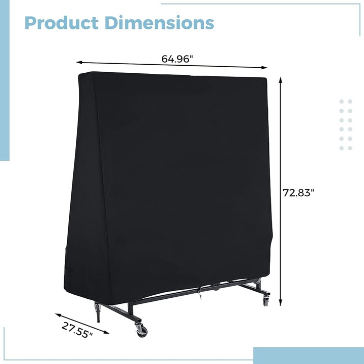 Actual product image Varku Table tennis table cover