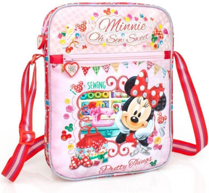 Disney Sac à bandoulière Universal Premium pour filles Minnie Pretty Things 3D 33215 rose