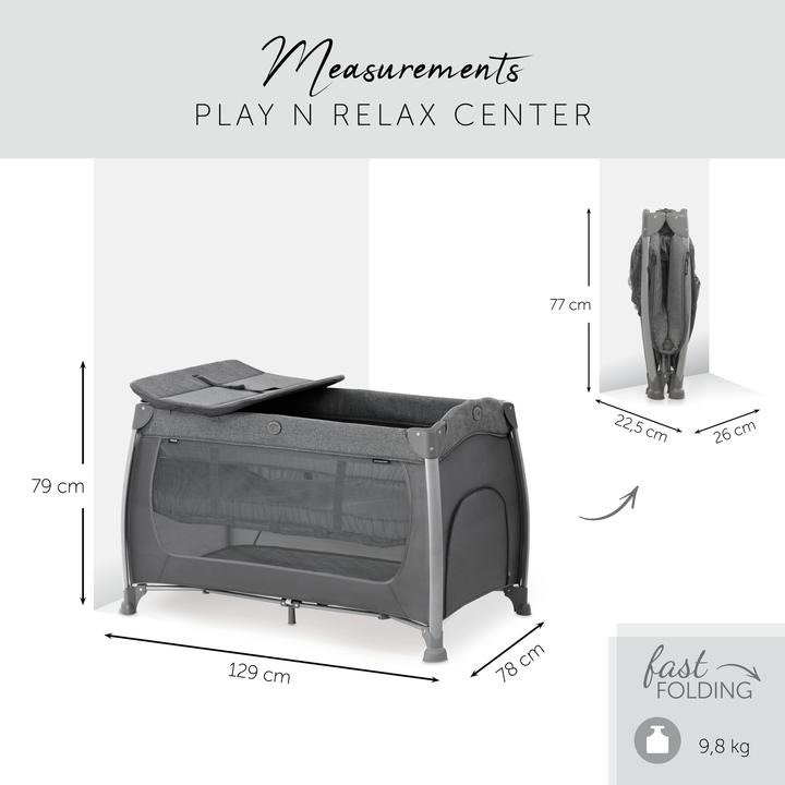 Produktbild Hauck Play N Relax Center Melange Charcoal