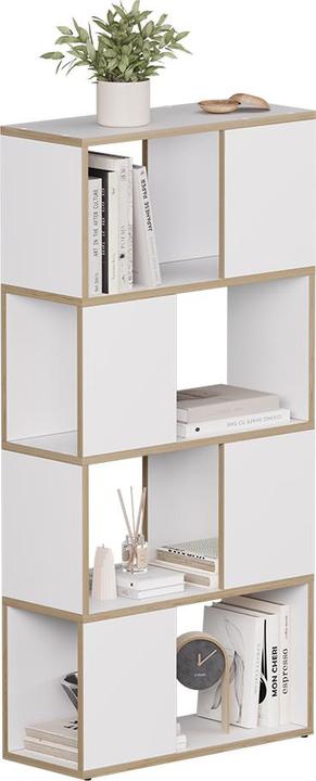 Actual product image Vicco Raumteiler Eneos, Weiss/Eiche, 60 x 124.5 cm