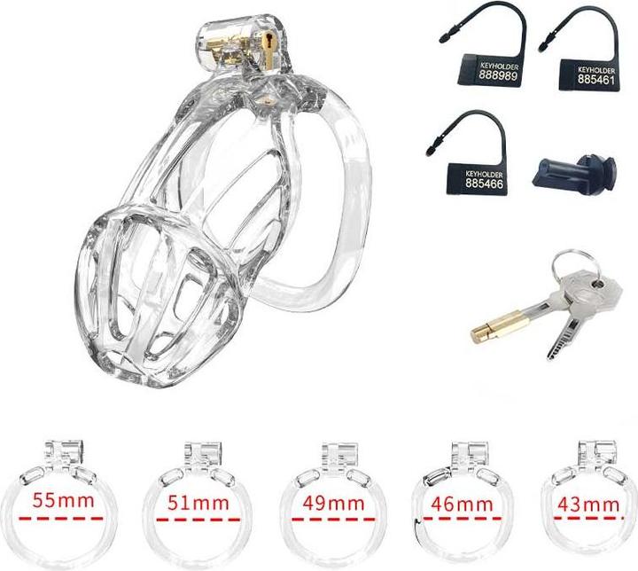 Image du produit Rimba P-Cage Peniskäfig Transparent (M)
