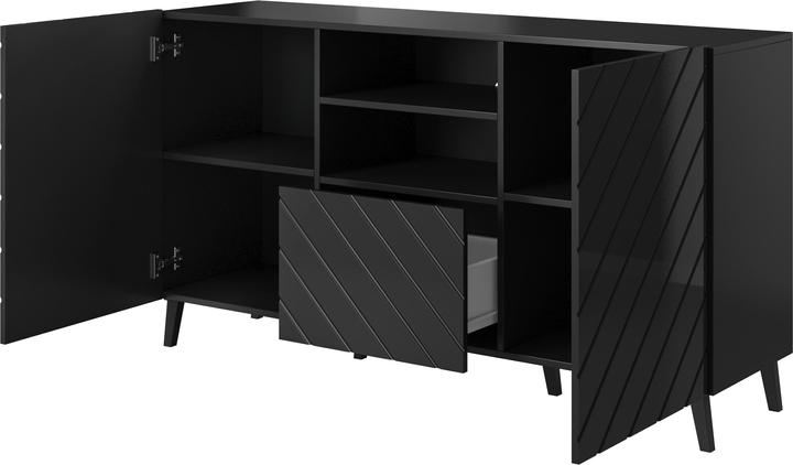 Produktbild Cama ABETO Kommode /schwarz (150 x 42 x 82 cm)