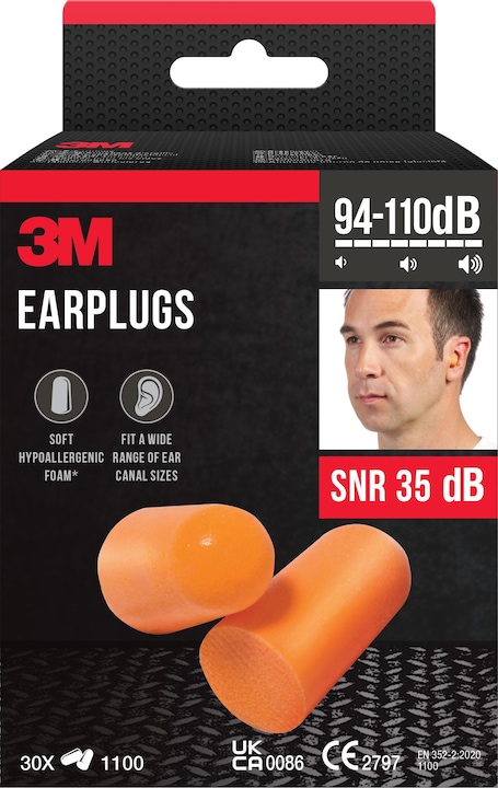3M Hearing protection plugs 1100C30 (1 x)