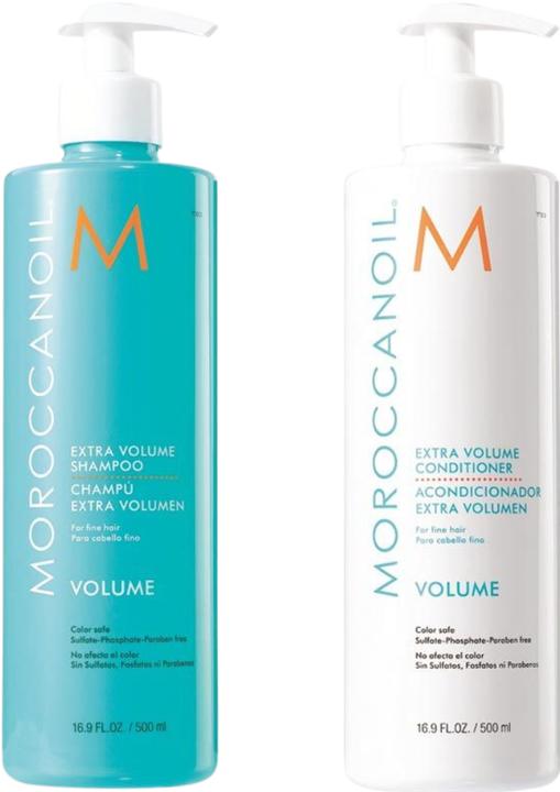 Moroccanoil Extra Volume Shampoo & Conditioner (Vloeibare shampoo, 500 ml)