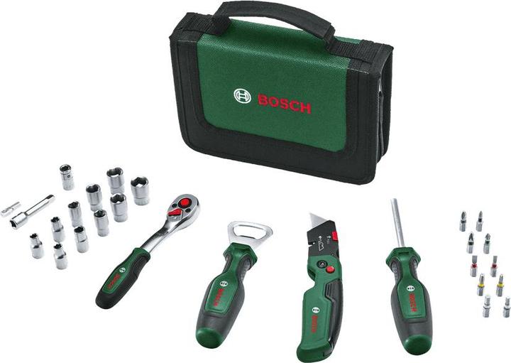 Actual product image Bosch Home & Garden 28-Piece Tool Set And Storage Bag