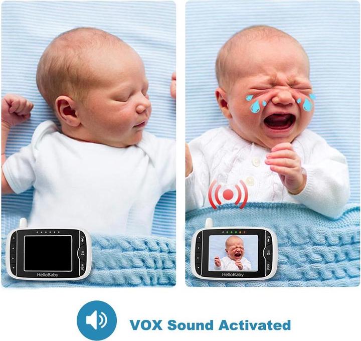 Actual product image HelloBaby HB32 Video Baby Monitor