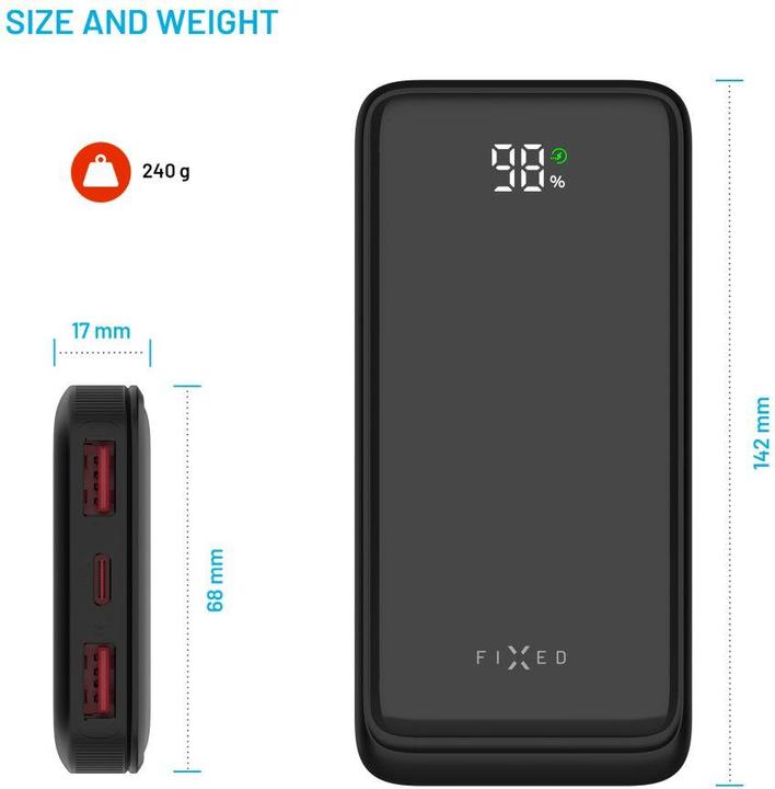 Produktbild Fixed Zen2 10, PD 20W, 10 000 mAh (10000 mAh, 20 W)