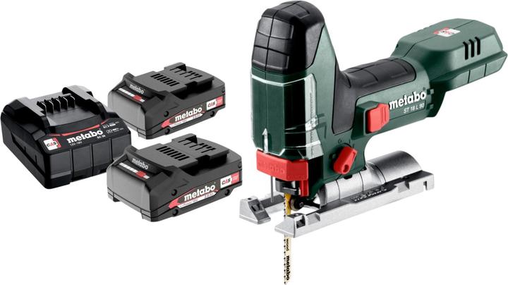 Metabo ST 18 L 90 Akku Stichsäge 18 V 90 mm + 2x Akku 2,0 Ah + Ladegerät