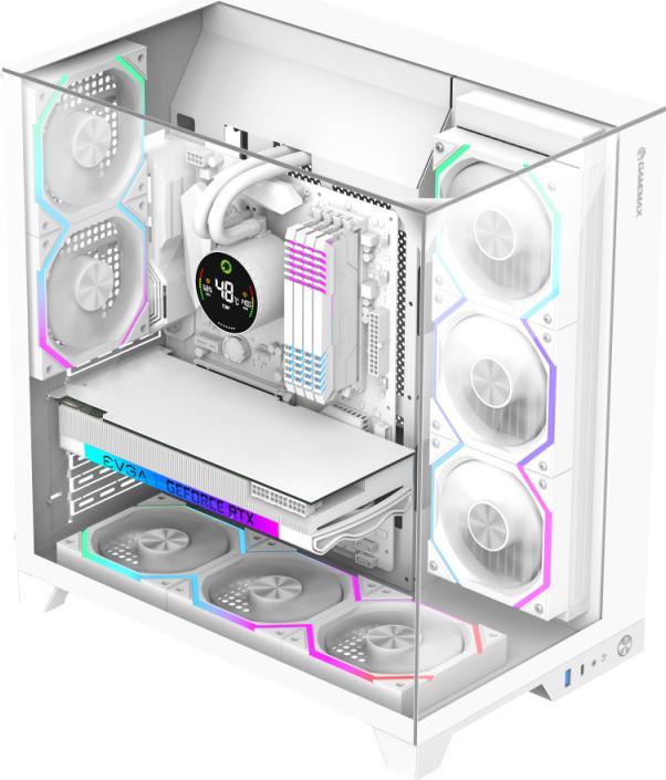 Actual product image GameMax Infinity Pro WH (ATX, Mini-ATX, Mini-ITX)