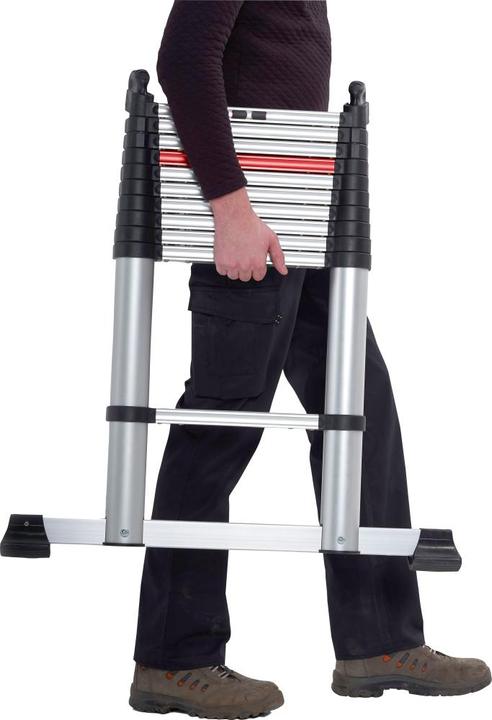 Image du produit kaiserkraft Echelle d'appui télescopique (Échelle simple, 340 cm)