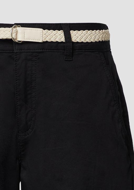 Produktbild S.Oliver Hose Shorts mit geflochtenem Gürtel und Garment Dye (44)