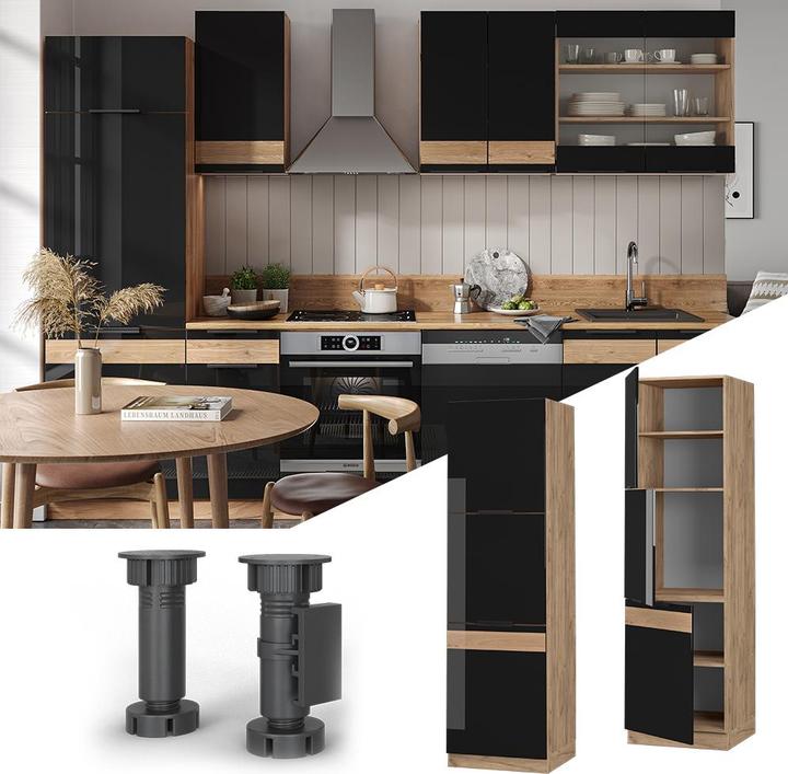 Produktbild Vicco Herdumbauschrank Fame-Line (60 x 58 x 206.80 cm)