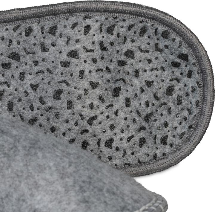 Actual product image Relaxdays 6 Paar Gästehausschuhe aus Filz (37, 39, 40)