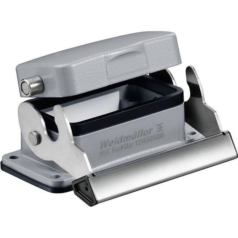 Weidmüller Anbaugehäuse Längsbügel Alu Klappd 1206500000, Elektronikkabel + Stecker, Grau