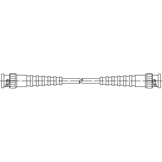 Thumbnail - Telegärtner L00010A1805 0.5m BNC BNC Schwarz Koaxialkabel (75 dB, Antennenkabel), Antennenkabel