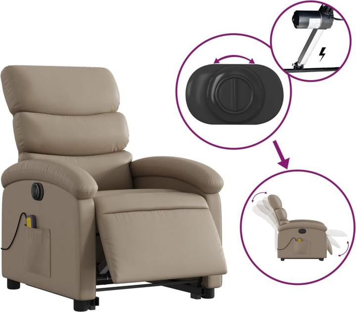 Image du produit vidaXL Massagesessel mit Aufstehhilfe