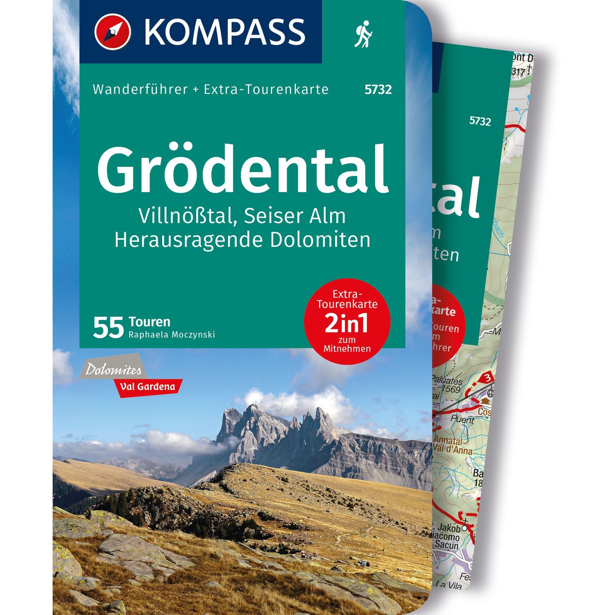 Wanderführer Grödental, Villnösstal, Seiser Alm, Herausragende Dolomiten, 55 Touren, Ratgeber von Raphaela Moczynski