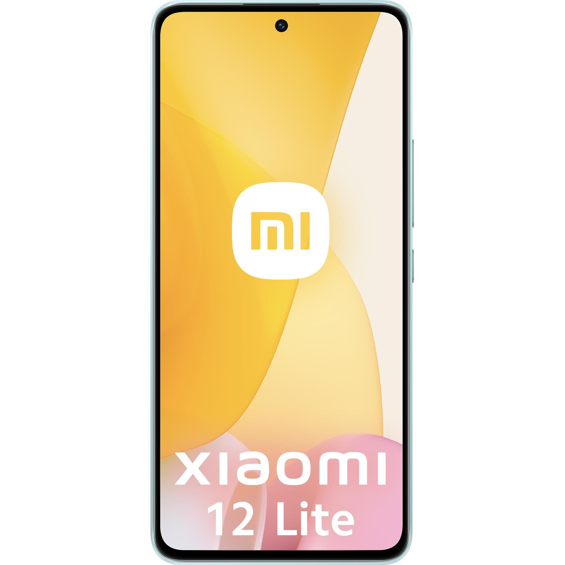 Xiaomi 12 Lite 5G (128 GB, Lite Green, 6.55", Dual SIM, 5G), Smartphone, Grün