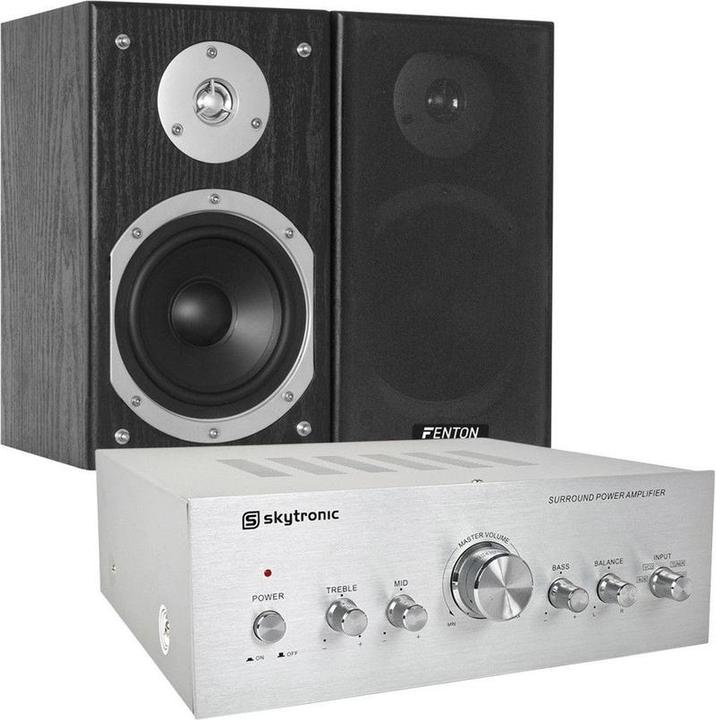 Produktbild Skytec 280W HiFi set met versterker, speakers en kabels (1 Stk., 280 W)