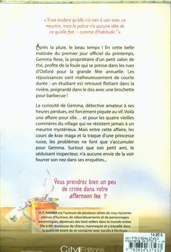 Actual product image City éditions Les thés meurtriers d'Oxford (French, Hanna H.Y., 2023)