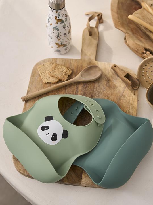 Produktbild Vertbaudet 2er-Pack Baby Silikon-Lätzchen