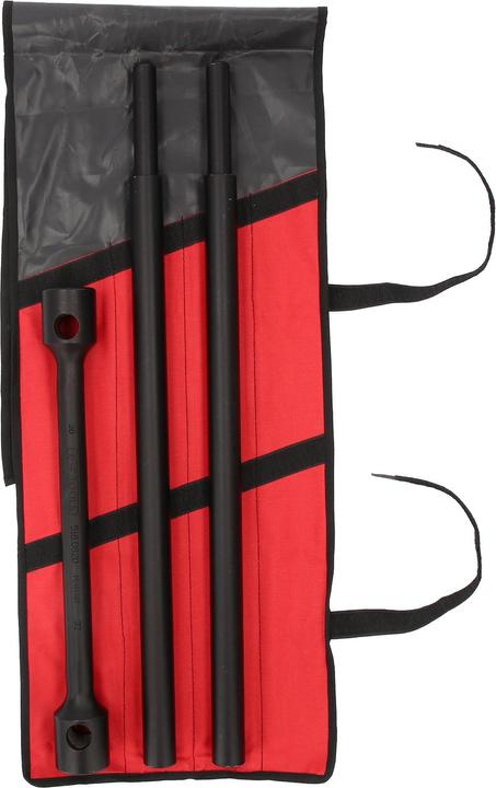 Produktbild KS Tools Verlängerbarer LKW-Radmutternschlüssel, 3-tlg, 30 x 32 mm
