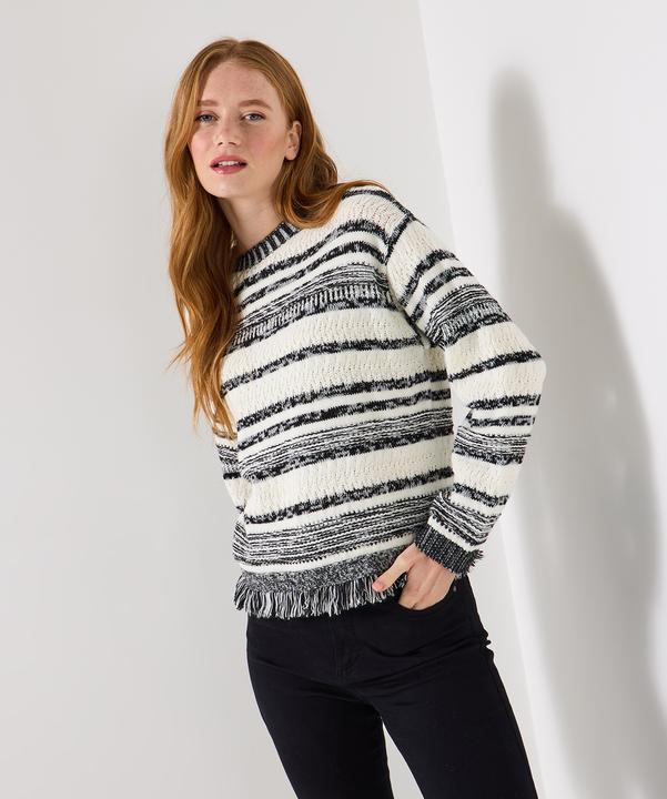 Produktbild Joe Browns Striped Fringed Jumper (46)