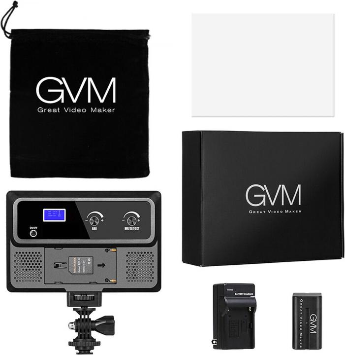 Produktbild GVM RGB-10S (Flächenleuchte, Videoleuchte)