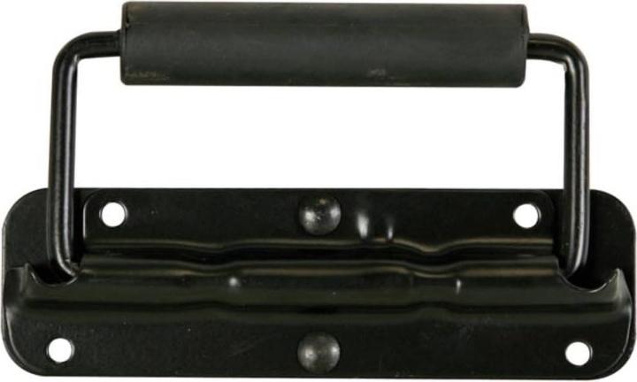 Velleman SPEAKER HANDLE WITH SPRING - BLACK METAL - 140 x 40 mm