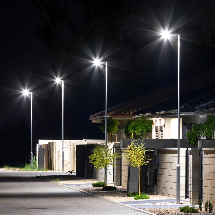 Produktbild Luxula LED-Strassenleuchte LX800100, 50W, 6000lm, 4000K, neutralweiss, IP65 (6000 lm, IP65)