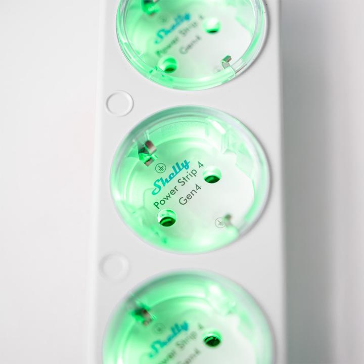 Actual product image Shelly Power Strip 4 Gen4 (4 x, CEE 7/3, 1.50 m)