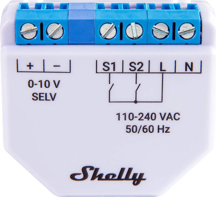 Image du produit Shelly Plus Variateur 0-10V (Actionneur de variateur)