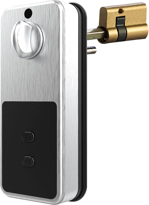 Image du produit VisorTech Cylindre de serrure motorisé ZigBee (Combinaison électronique de chiffres, Smartphone, Empreinte digitale)