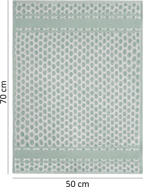 Actual product image Aspero 3 terry cotton tea towels (50 x 70 cm)