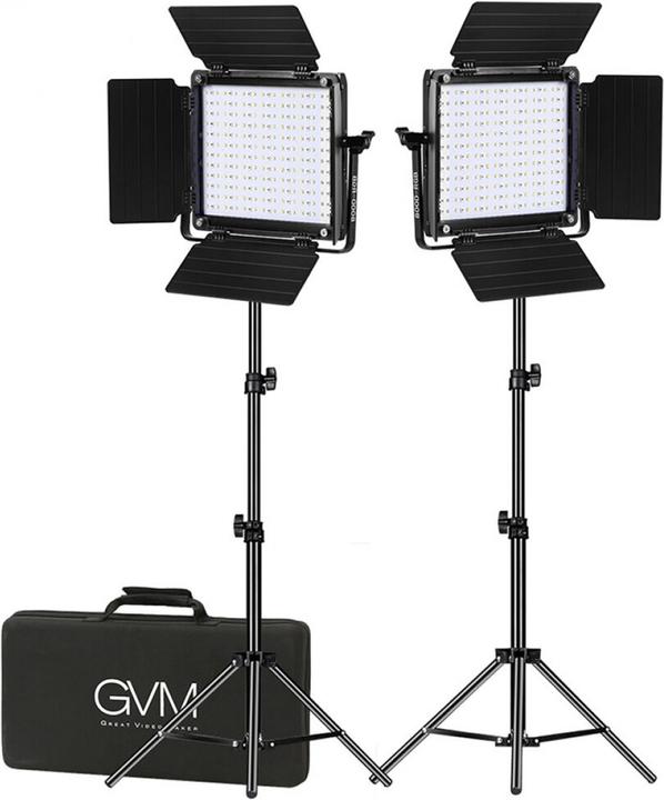 Image du produit GVM 800D-RGB-2L (Panneaux lumineux, éclairage de studio, Lumière vidéo)