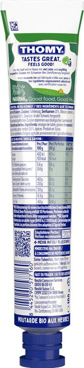 Actual product image THOMY Mustard with Herbs (100 g)