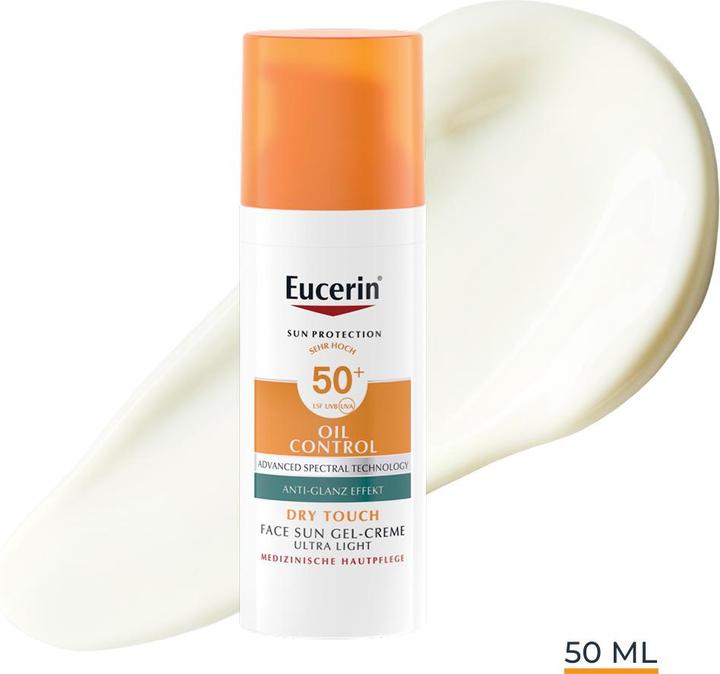 Actual product image Eucerin Oil Control (Sun cream face, SPF 50+, 50 ml)