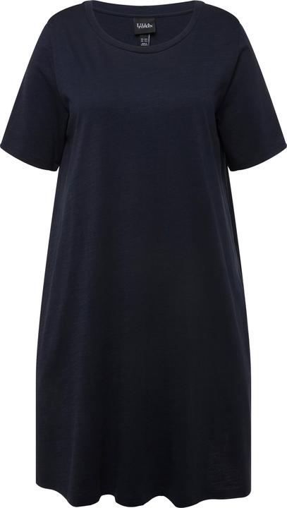 Produktbild Ulla Popken Jerseykleid, A-Linie, Rundhals, Halbarm, Taschen (54)