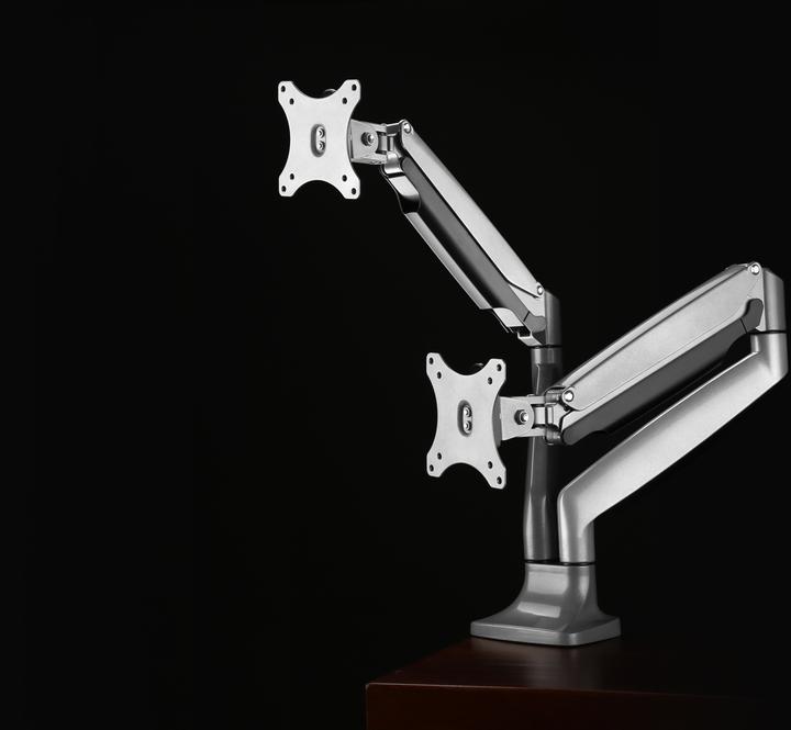 Actual product image Mozi Dual Gas Spring Desk Stand -p??yt??jalka kahdelle n??yt??lle (Table)