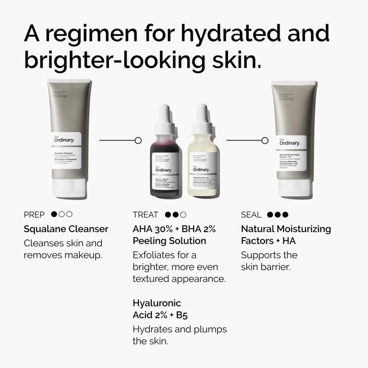 Actual product image The Ordinary AHA 30% + BHA 2% Peeling Solution (30 ml)