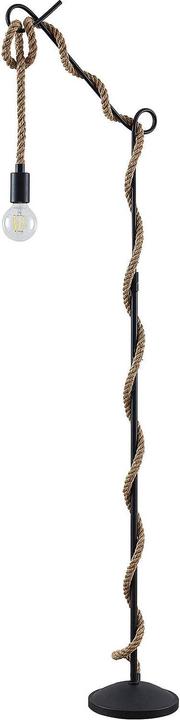 Actual product image Lucande Ropina floor lamp with hemp rope (E27)