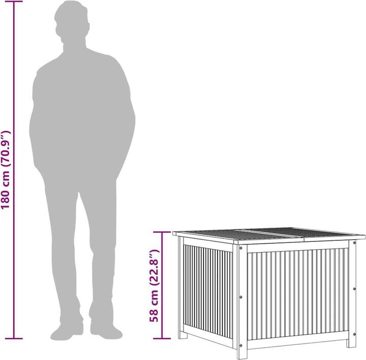 Actual product image vidaXL Gartenbox