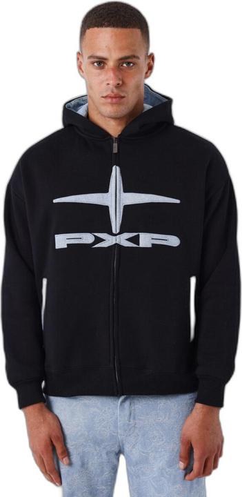 Produktbild Project X Paris Vintage Kapuzen-Sweatshirt mit Reissverschluss (L)