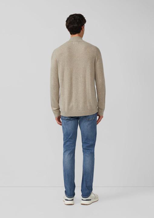 Produktbild s.Oliver Strickpullover Strickpullover aus Wollmix mit Stehkragen (S)