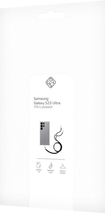 Produktbild Cazy Handykette Hülle Kompatibel mit Samsung Galaxy S23 Ultra - Silikon Handyhülle mit Band Necklace