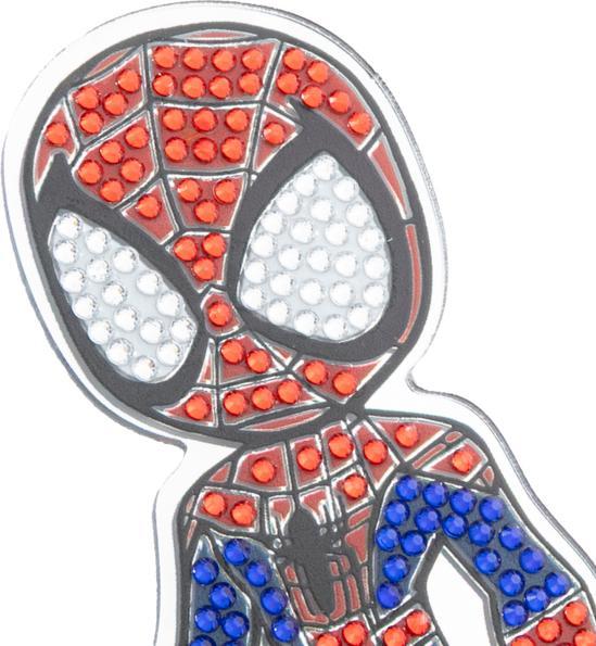 Actual product image Craft Buddy Spider-Man, Crystal Art Mirror Buddy, ca. 12cm