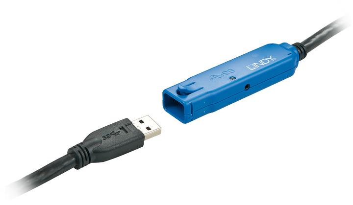 Actual product image Lindy USB 3.0 active extension cable (8 m, USB 3.0)